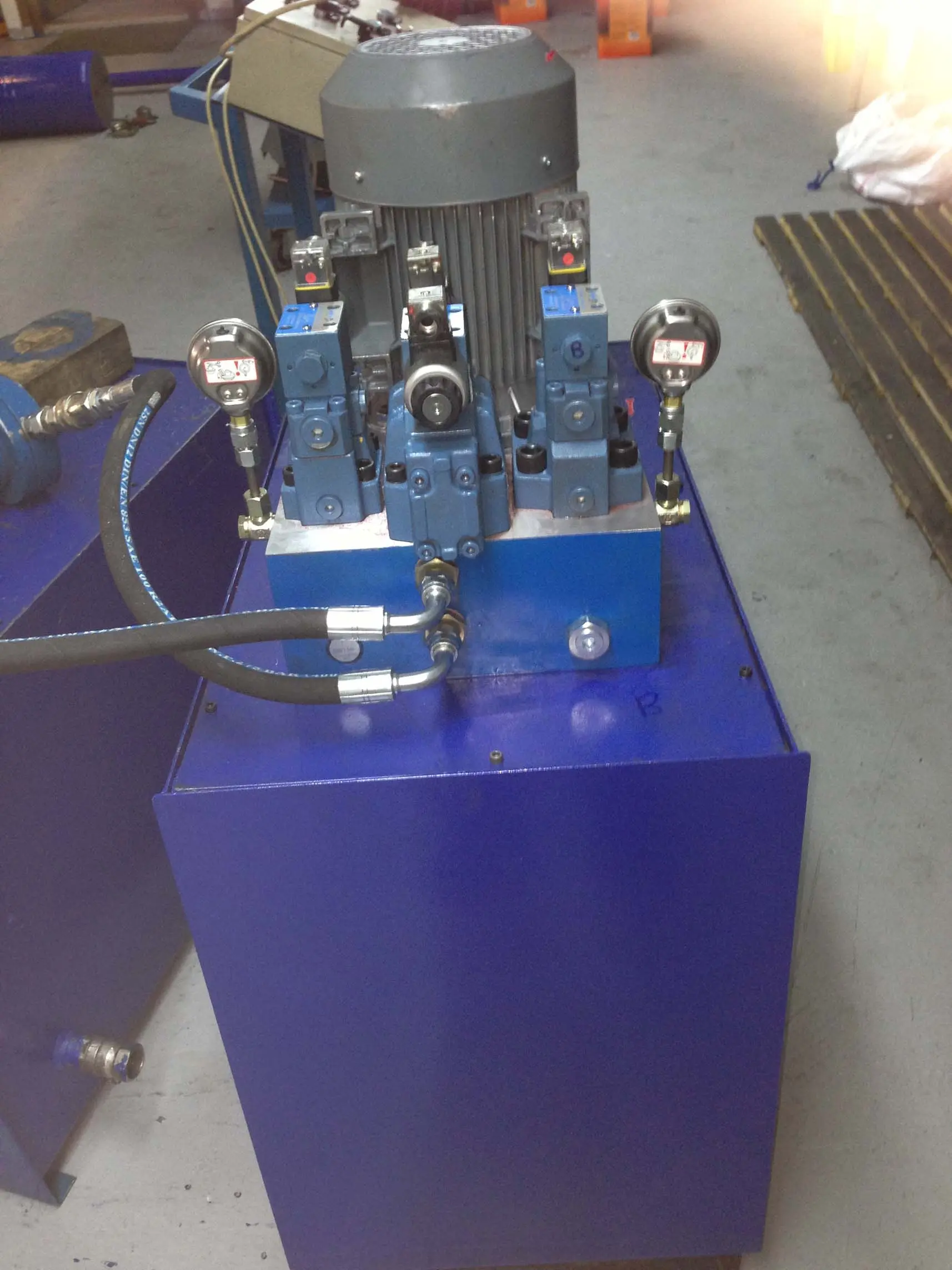 proportional valve hydraulic power unit